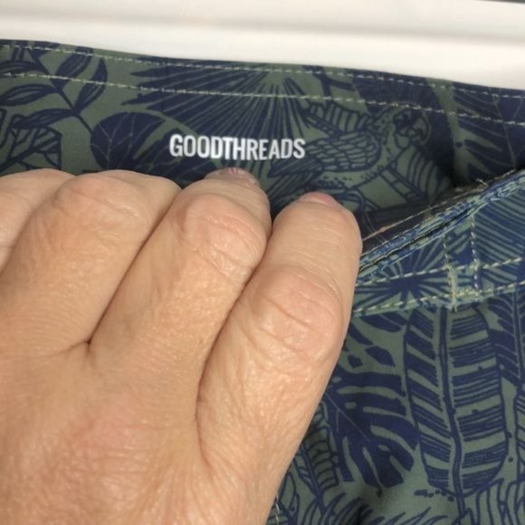 NWT Goodthreads Men’s Swim Trunks Suit Green 34 - Picture 6 of 9